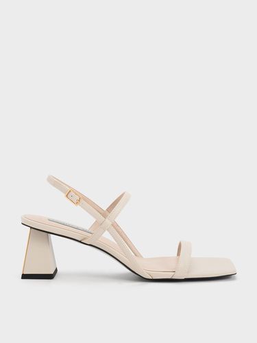 Charles & Keith - Square-Toe Strappy Sandals - Charles & Keith - Modalova