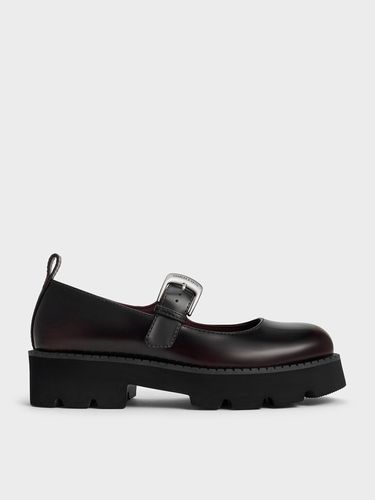 Charles & Keith - Buckled Ridged-Sole Chunky Mary Janes - Charles & Keith - Modalova