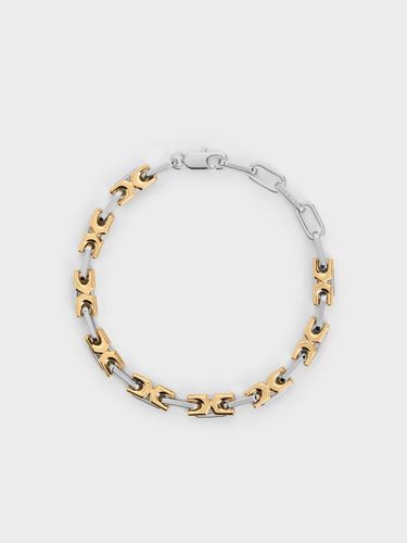 CHARLES & KEITH - Adalyn Two-Tone Interlocking Bracelet - Charles & Keith - Modalova