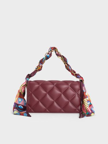 Charles & Keith - Alcott Scarf Handle Quilted Clutch - Charles & Keith - Modalova