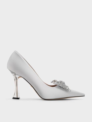 Charles & Keith - Recycled Polyester Beaded Bow Pumps - Charles & Keith - Modalova