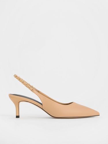 Charles & Keith - Braided-Chain Slingback Pumps - Charles & Keith - Modalova