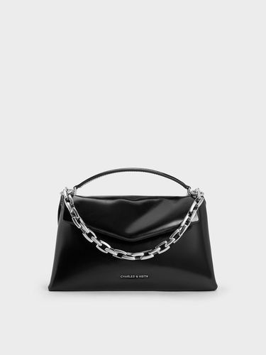 Charles & Keith - Andromeda Chunky-Chain Top Handle Bag - Charles & Keith - Modalova