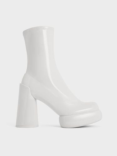 Charles & Keith - Darcy Patent Platform Ankle Boots - Charles & Keith - Modalova