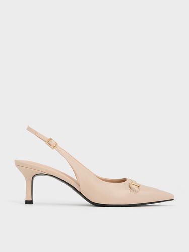 Charles & Keith - Leslie Metallic-Accent Slingback Pumps - Charles & Keith - Modalova