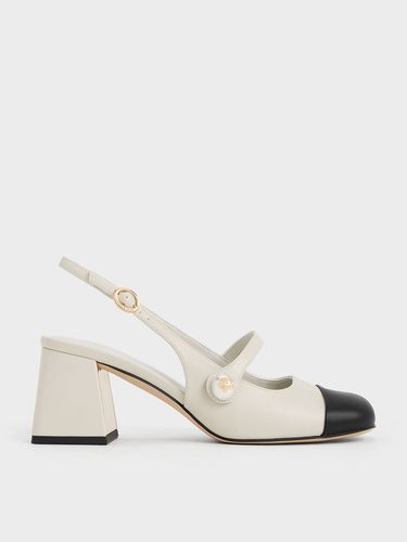 Charles & Keith - Aeryn Pearl-Embellished Slingback Pumps - Charles & Keith - Modalova