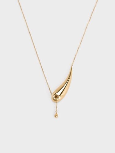 Charles & Keith - Eimear Sculptural Asymmetrical Necklace - Charles & Keith - Modalova