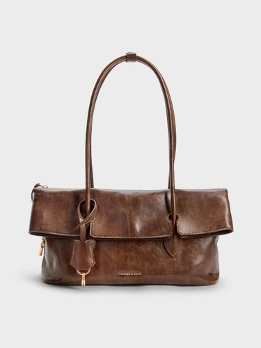 CHARLES & KEITH - Aveline Front-Flap Shoulder Bag - Charles & Keith - Modalova