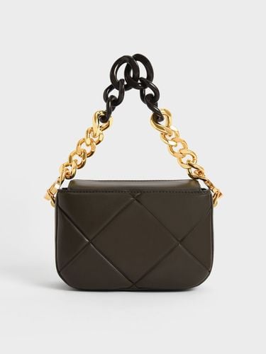 Charles & Keith - Mini Danika Chunky Chain Padded Bag - Charles & Keith - Modalova