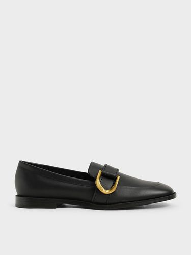 Charles & Keith - Gabine Buckled Leather Loafers​ - Charles & Keith - Modalova