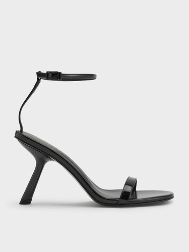 Charles & Keith - Patent Slant-Heel Ankle-Strap Sandals - Charles & Keith - Modalova