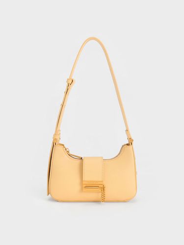 Charles & Keith - Metallic Accent Belted Bag - Charles & Keith - Modalova