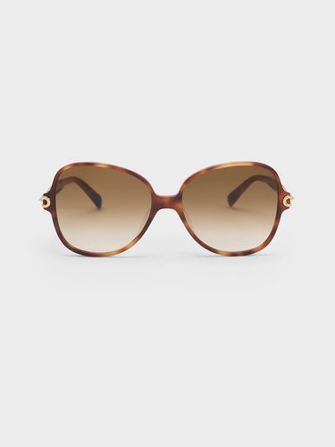 Charles & Keith - Chain-Link Oversized Butterfly Sunglasses - Charles & Keith - Modalova