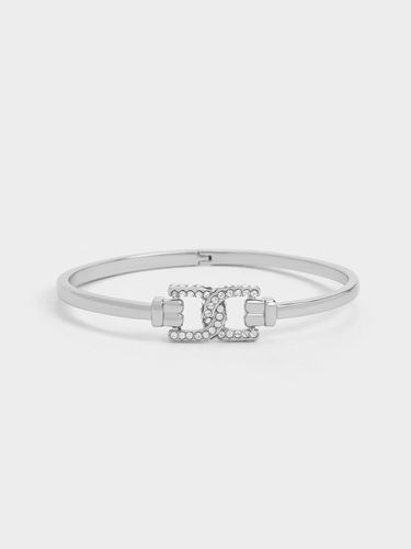 Charles & Keith - Gabine Swarovski Crystal Cuff Bangle - Charles & Keith - Modalova