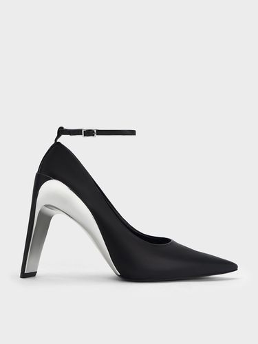 Charles & Keith - Devon Metallic Blade-Heel Pumps - Charles & Keith - Modalova