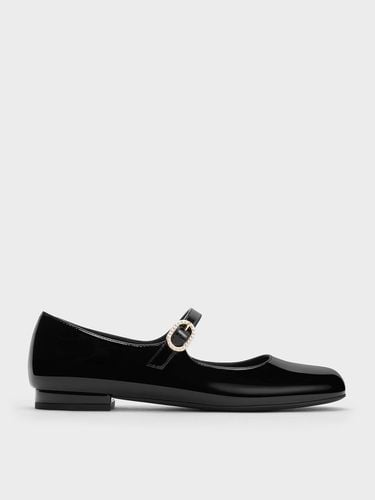 Charles & Keith - Patent Pearl-Buckle Mary Janes - Charles & Keith - Modalova