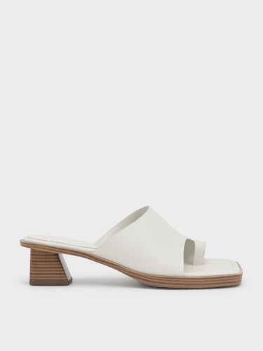 Charles & Keith - Toe Ring Stacked Heel Sandals - Charles & Keith - Modalova