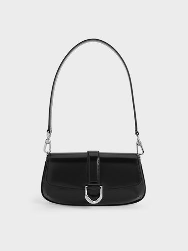 Charles & Keith - Gabine Leather Elongated Shoulder Bag - Charles & Keith - Modalova