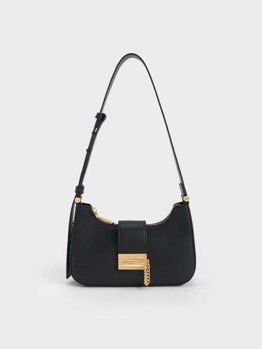 Charles & Keith - Metallic Accent Belted Bag - Charles & Keith - Modalova