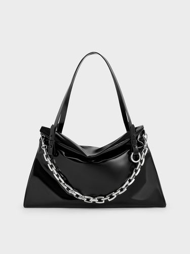 Charles & Keith - Andromeda Chain-Handle Trapeze Tote Bag - Charles & Keith - Modalova