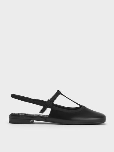 Charles & Keith - T-Bar Mary Jane Slingback Flats - Charles & Keith - Modalova