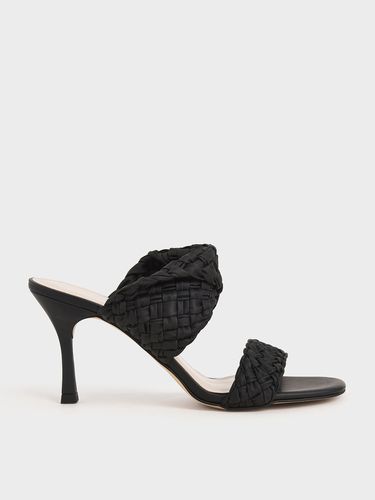 Charles & Keith - Double Strap Woven Heeled Mules - Charles & Keith - Modalova