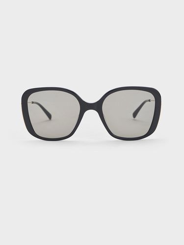 Charles & Keith - Recycled Acetate Wide-Frame Butterfly Sunglasses - Charles & Keith - Modalova