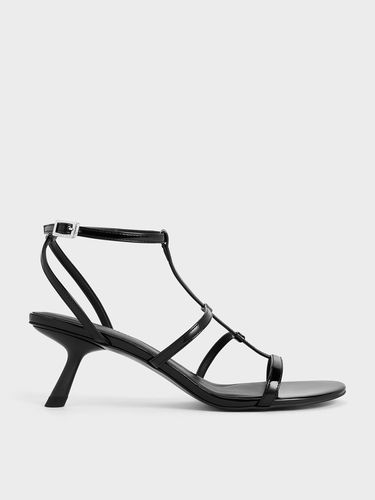 Charles & Keith - Clara Asymmetric T-Bar Sandals - Charles & Keith - Modalova