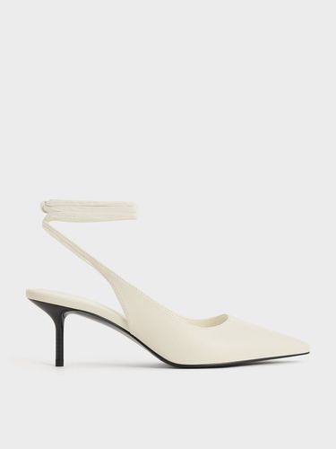 Charles & Keith - Textured Tie-Around Pointed-Toe Pumps - Charles & Keith - Modalova