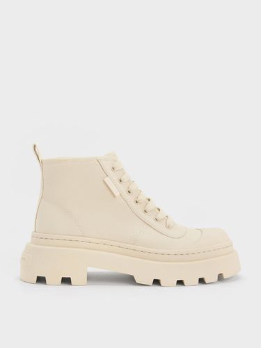 Charles & Keith - Canvas High-Top Sneakers - Charles & Keith - Modalova