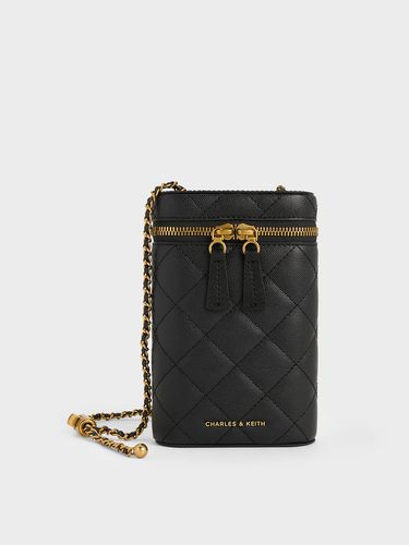 Charles & Keith - Mini Apfra Quilted Elongated Bag - Charles & Keith - Modalova