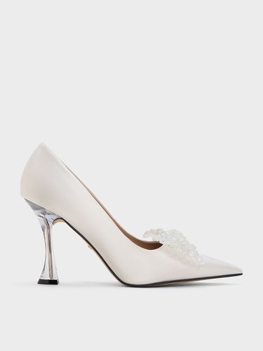 Charles & Keith - Recycled Polyester Beaded Bow Pumps - Charles & Keith - Modalova