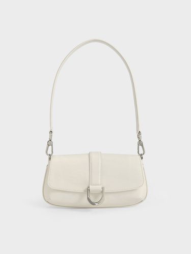 Charles & Keith - Gabine Leather Elongated Shoulder Bag - Charles & Keith - Modalova