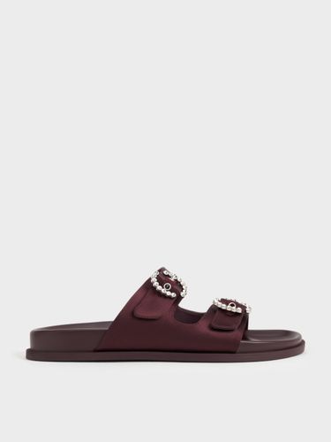 Charles & Keith - Recycled Polyester Embellished Buckle Sandals - Charles & Keith - Modalova