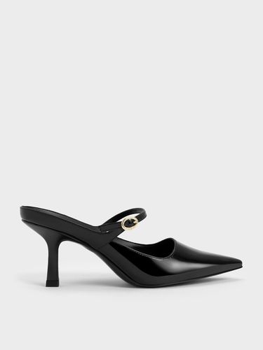 Charles & Keith - Patent Mary Jane Heeled Mules - Charles & Keith - Modalova