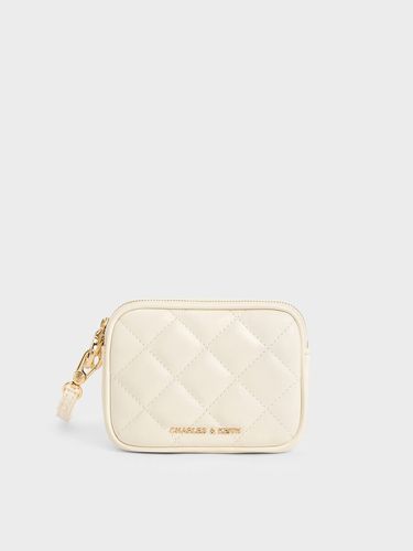 Charles & Keith - Apfra Quilted Wristlet Pouch - Charles & Keith - Modalova