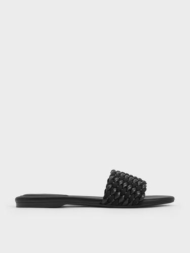 Charles & Keith - Woven Open-Toe Slides - Charles & Keith - Modalova