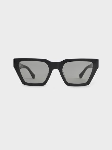 Charles & Keith - Recycled Acetate Angular Sunglasses - Charles & Keith - Modalova