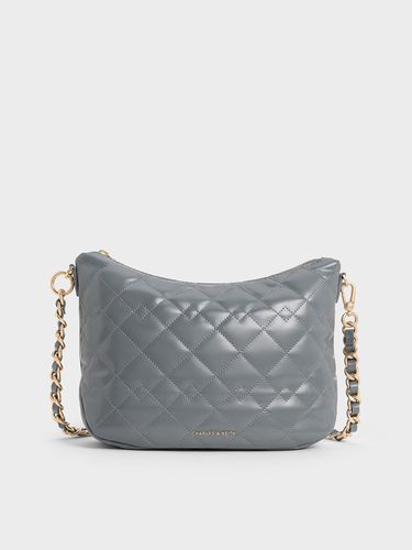 Charles & Keith - Duo Quilted Slouchy Hobo Bag - Charles & Keith - Modalova