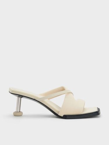 Charles & Keith - Crossover Sculptural Heel Sandals - Charles & Keith - Modalova