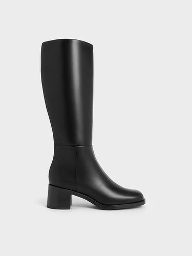 Charles & Keith - Louise Block-Heel Knee-High Boots - Charles & Keith - Modalova