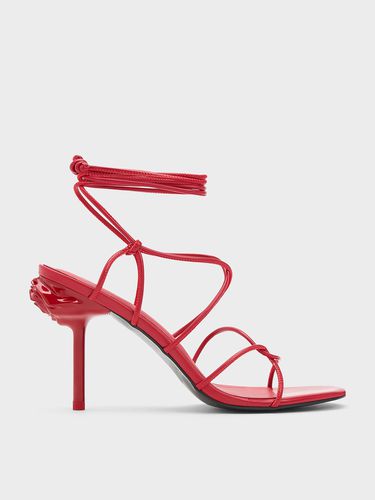 Charles & Keith - Flor Rose-Heel Strappy Sandals - Charles & Keith - Modalova