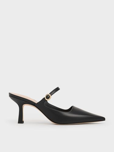 Charles & Keith - Buckle-Strap Heeled Mules - Charles & Keith - Modalova