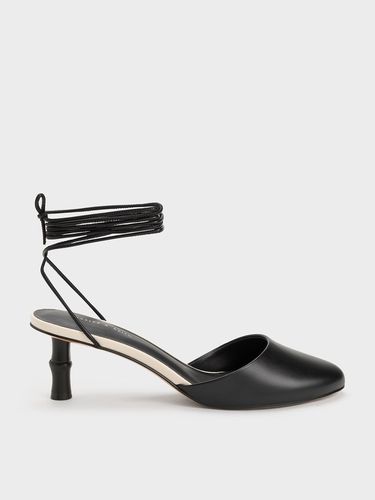 Charles & Keith - Bamboo Heel Tie-Around Pumps - Charles & Keith - Modalova