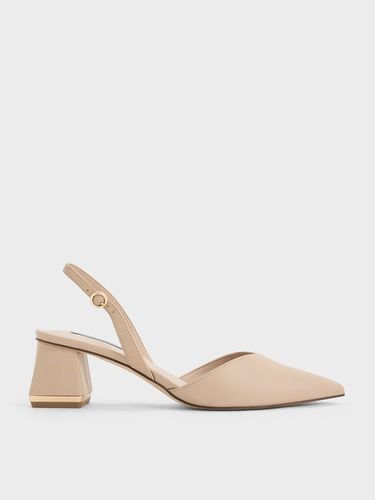 Charles & Keith - Katarina Trapeze Heel Slingback Pumps - Charles & Keith - Modalova