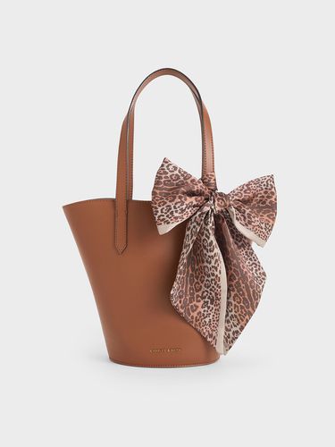 Charles & Keith - Sianna Scarf-Print Tote Bag - Charles & Keith - Modalova