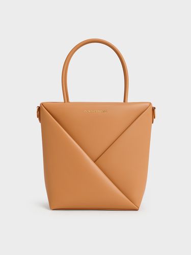 Charles & Keith - Midori Geometric Elongated Tote Bag - Charles & Keith - Modalova