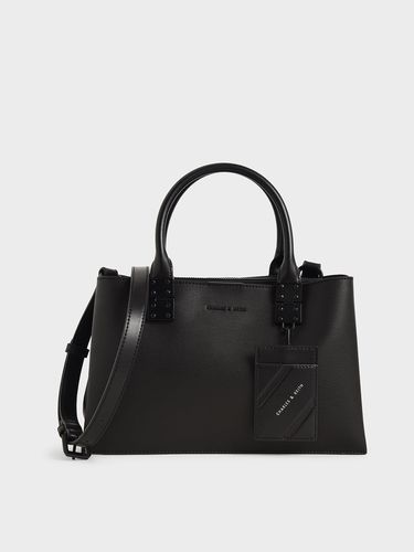 Charles & Keith - Double Top Handle Structured Bag - Charles & Keith - Modalova