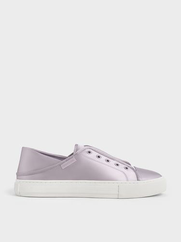 Charles & Keith - Satin Slip-On Sneakers - Charles & Keith - Modalova