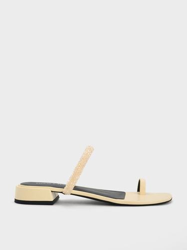 Charles & Keith - Beaded Toe-Ring Sandals - Charles & Keith - Modalova